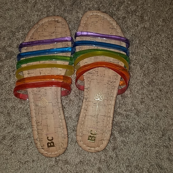 Modcloth Shoes - Modcloth rainbow sandals, size 9 Modcloth Shoes - Modcloth rainbow sandals, size 9